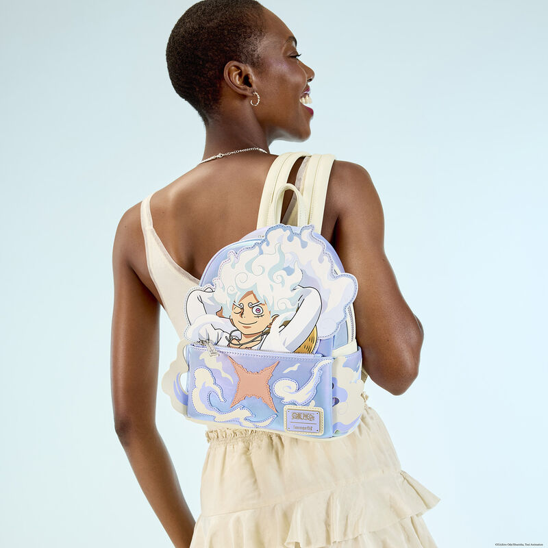 NYCC Limited Edition One Piece Gear 5 Luffy Glow Cosplay Mini Backpack LFlifestyle1 view 2